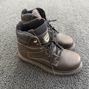 IRISH SETTER RED WING STEEL TOE WORK BOOTS 83240 6” MEN’S 7  KITTSON